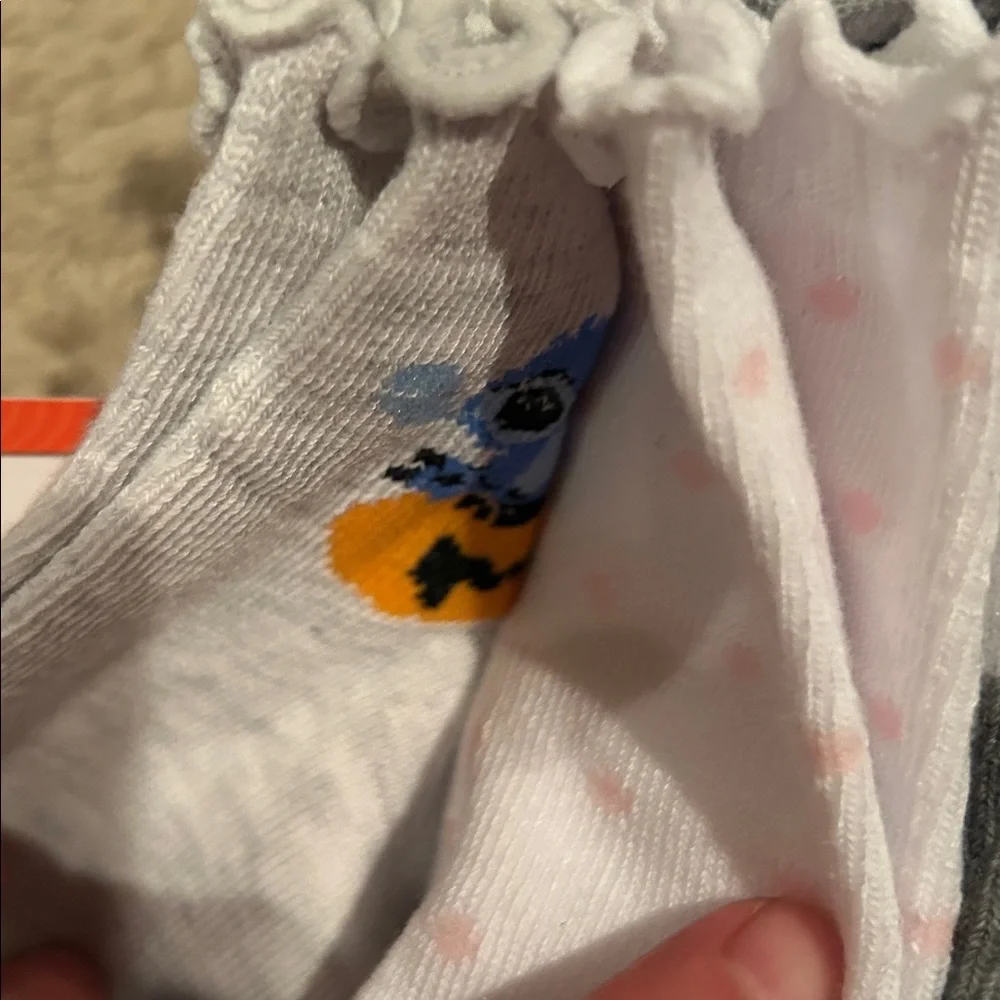 Disney Stitch Halloween Socks 5 pairs 4-10 NWT